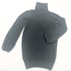 Club‎ Monaco 100% Merino Wool Turtleneck Sweater Gray XS – Blouson Sleeves